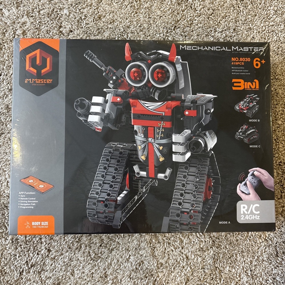 Mechanical Master No. 8030 419 pcs STEM RC Remote Control Toy Sealed